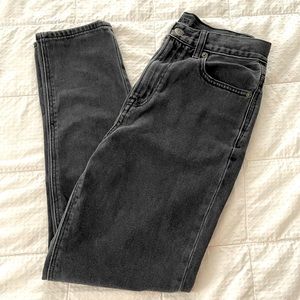 American Eagle Black Mom Jeans